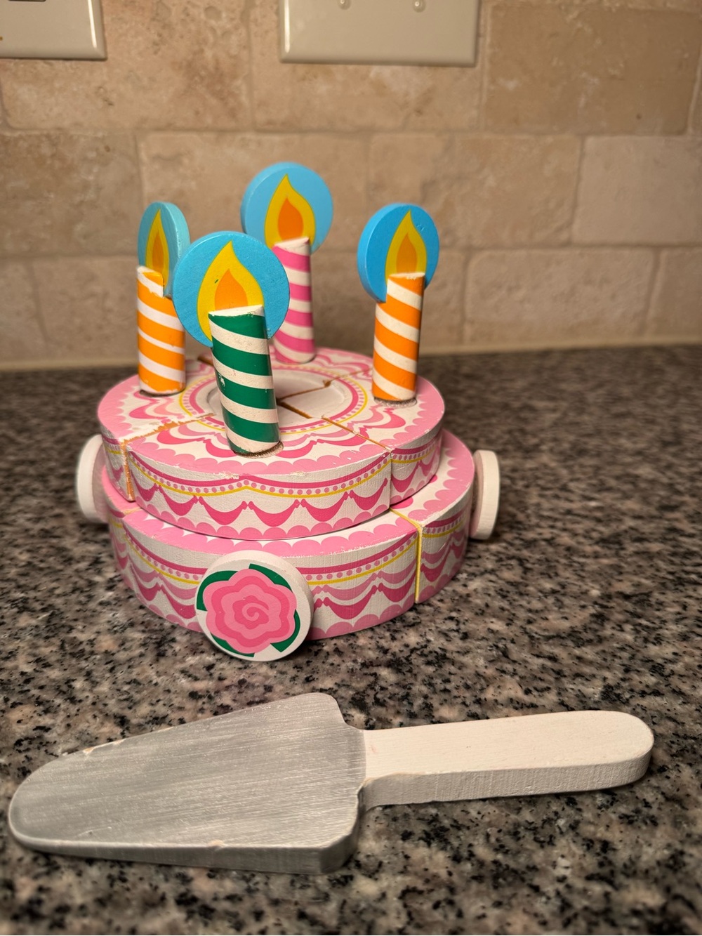 Melissa & Doug triple layer Party Cake Toy